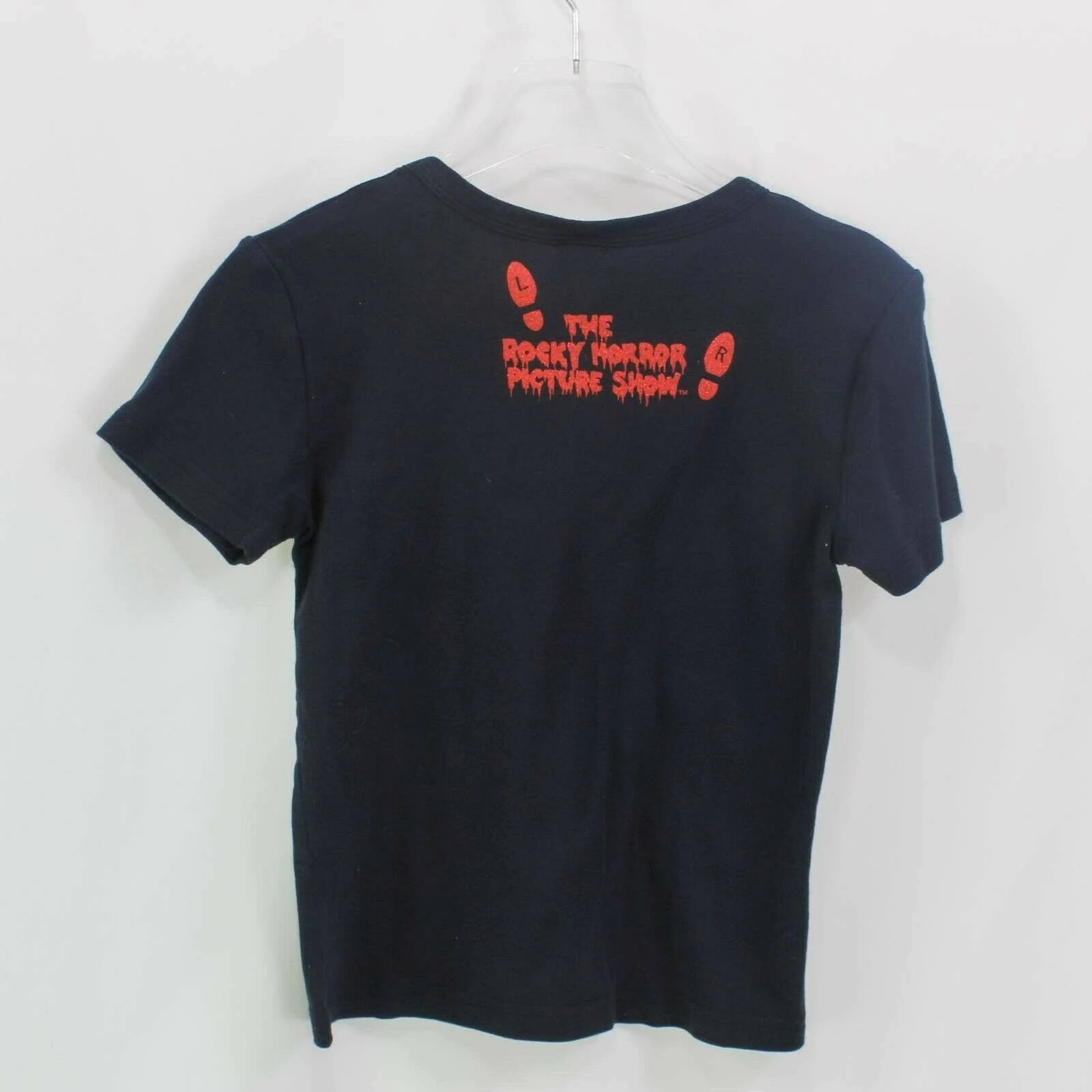 Womens T-Shirt Red Its a Jump To The Left and a Step To The Right by Jerry Leigh - Image 2