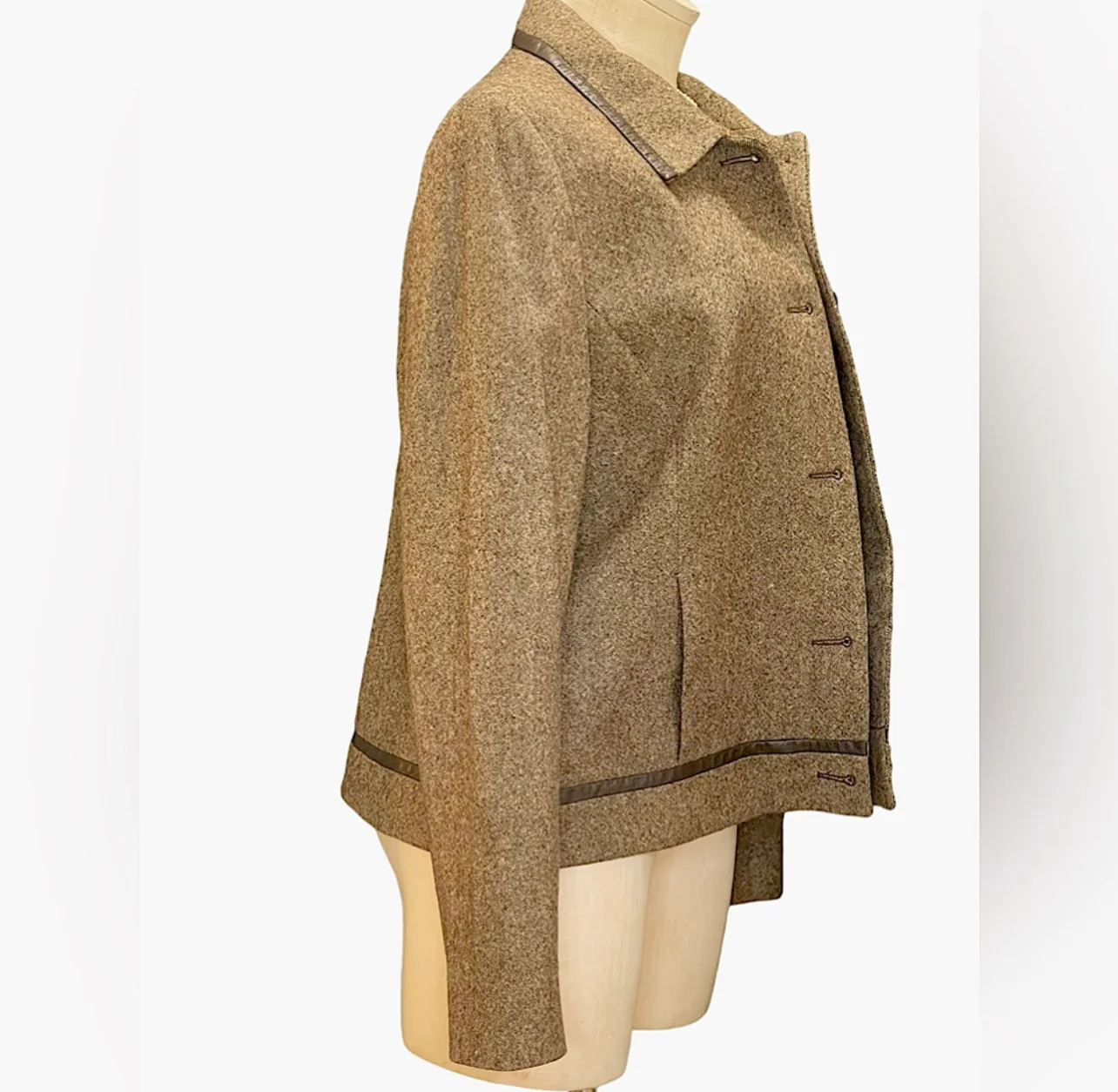 Wool And Leather Pendleton Jacket By Pendleton - Image 3