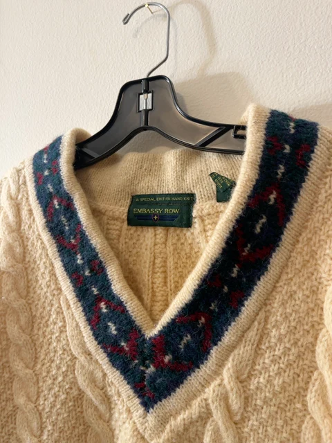 Wool Knit Sweater By Embassy Row - Image 3