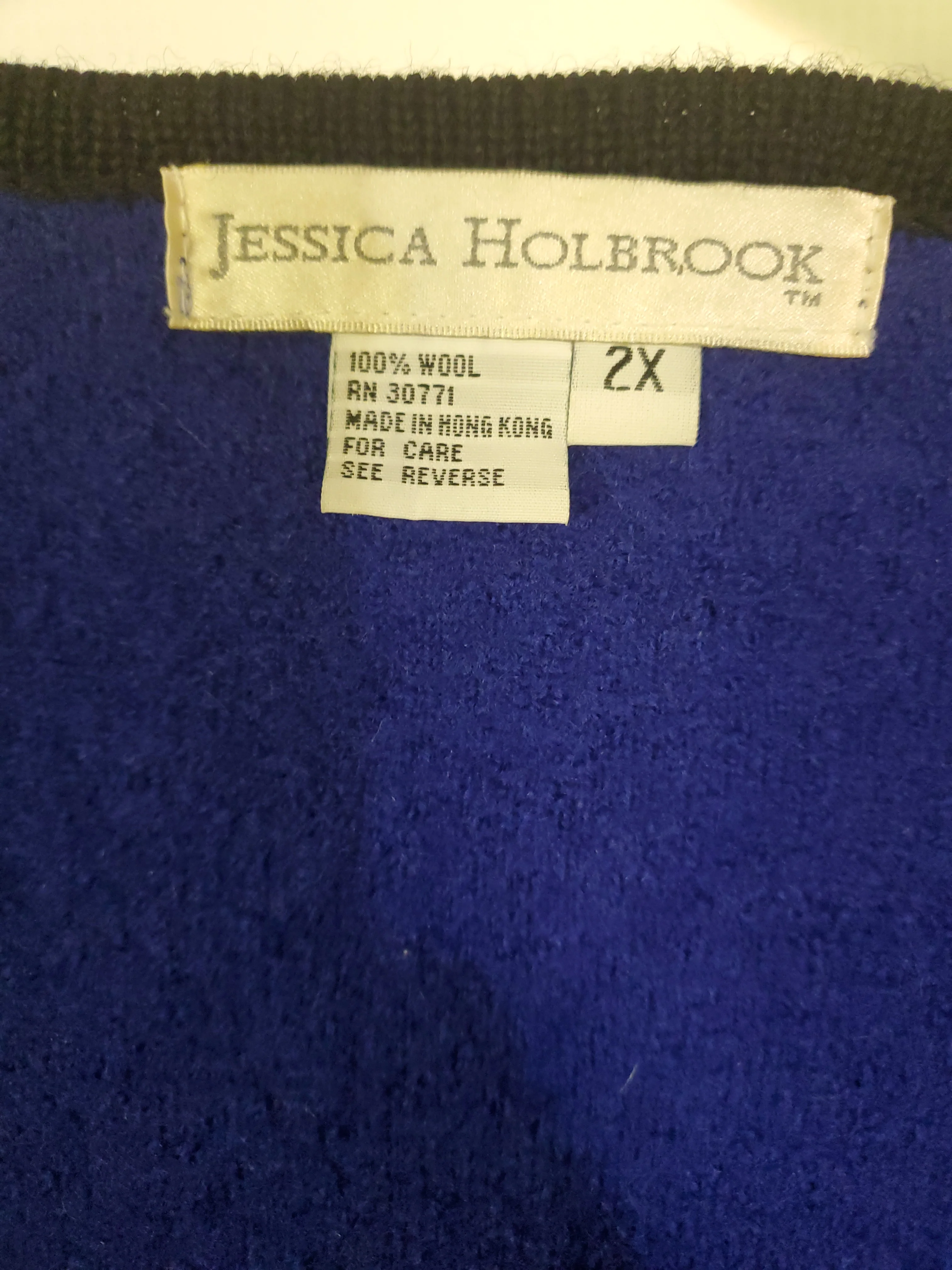 Wool Trimmed Cardigan By Jessica Holbrook - Image 7