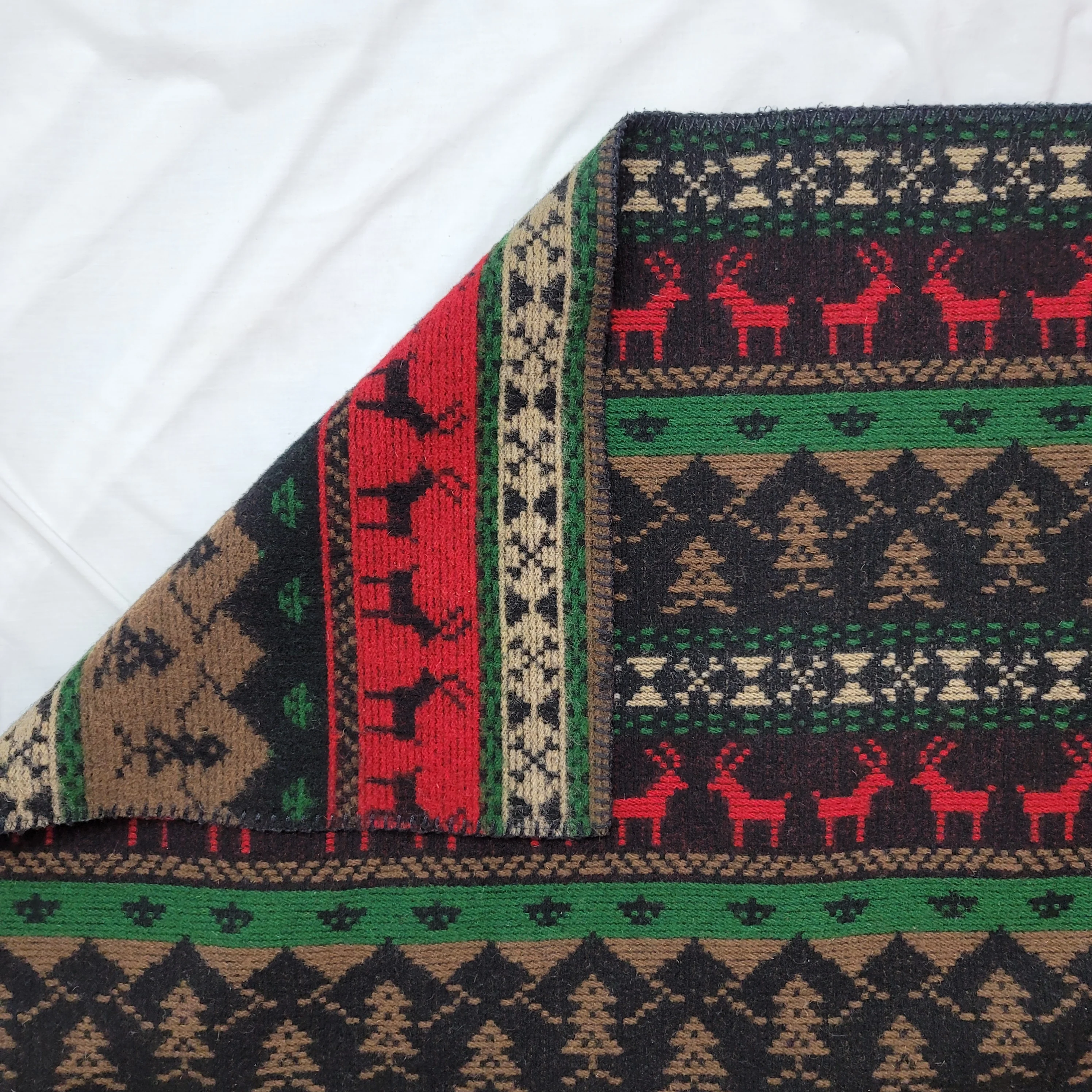 Woolrich Southwest Deer Tree Wool Blanket 53x66 By Woolrich - Image 6