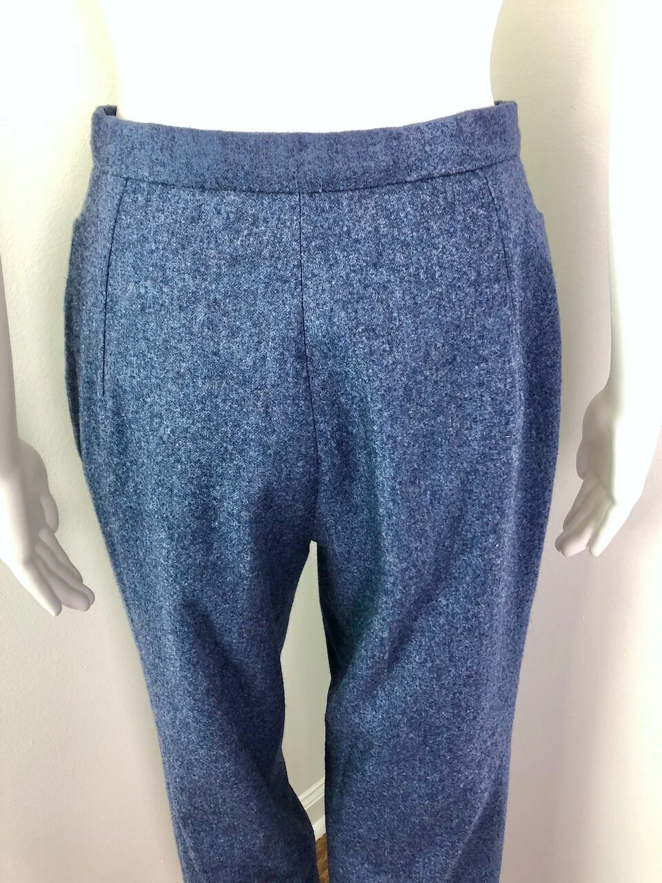 Xs To Small Vintage 60s Blue Wool "knockabout" Trousers Sz 10 by Pendleton - Image 8