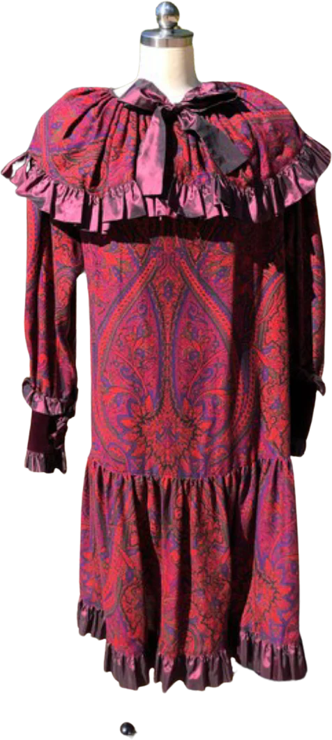 Yves Saint Laurent Ysl Circa 70s Dress