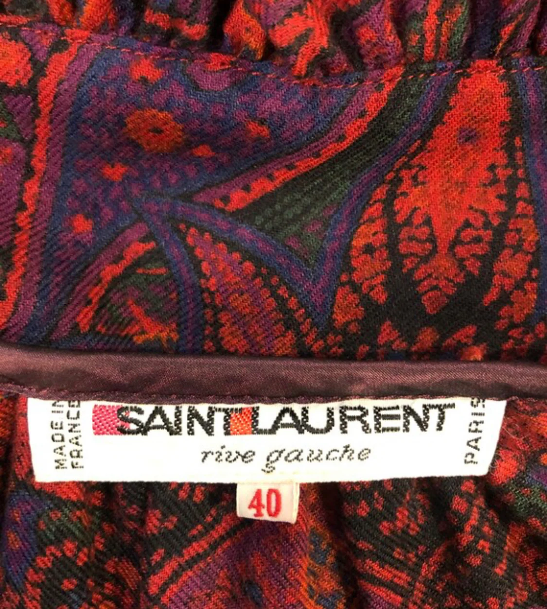 Yves Saint Laurent Ysl Circa 70s Dress - Image 8