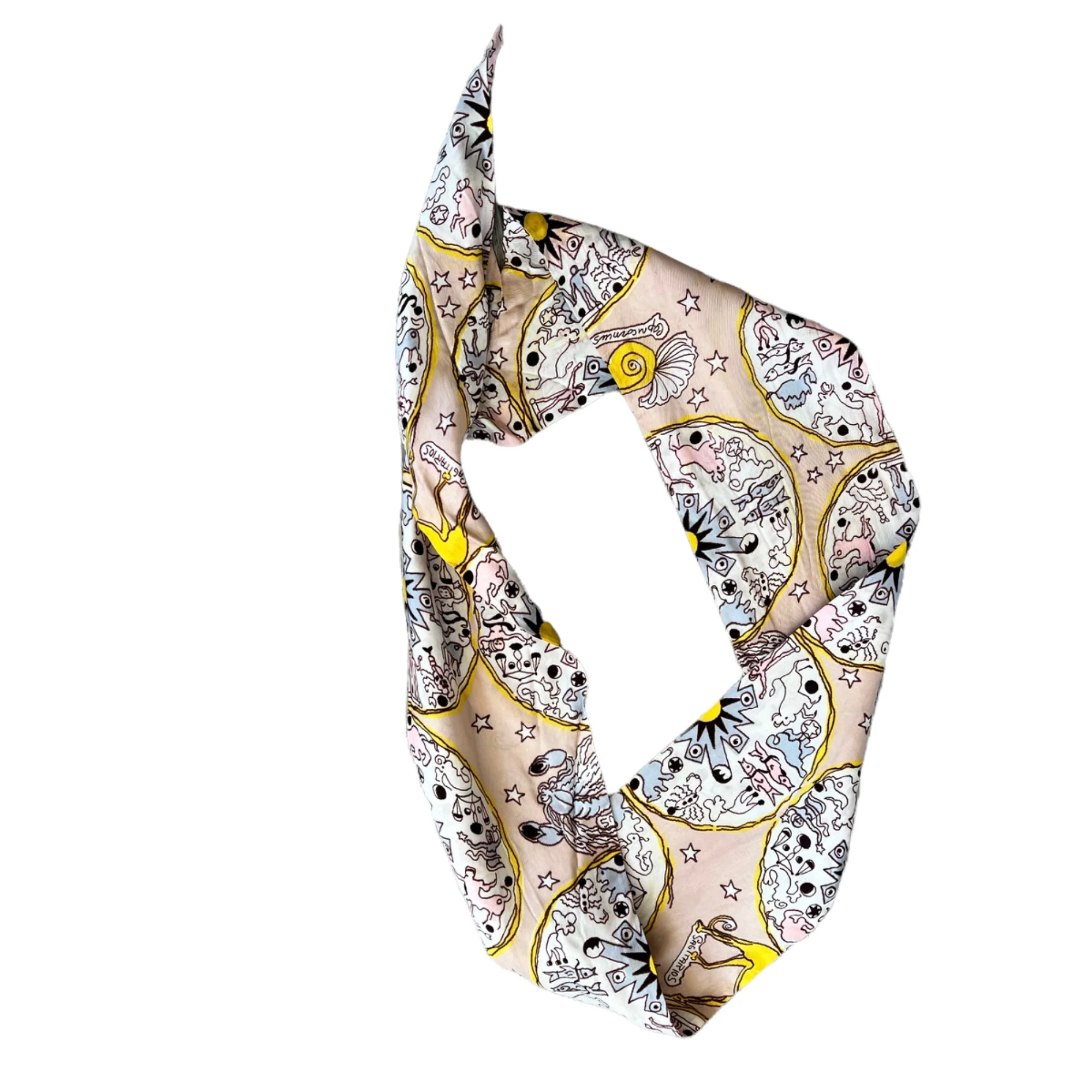 Zodiac Astrology Novelty Print Scarf - Image 3