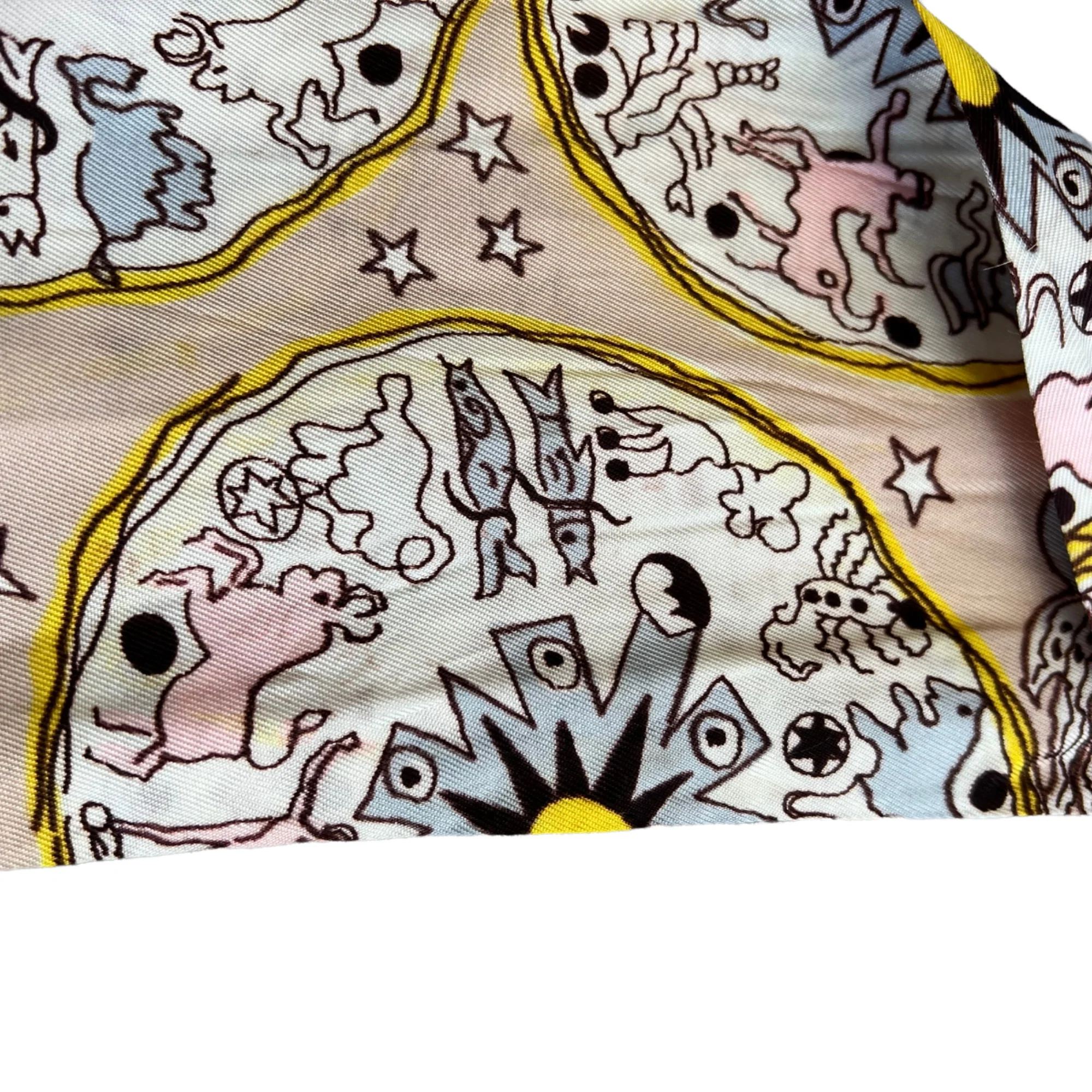 Zodiac Astrology Novelty Print Scarf - Image 4