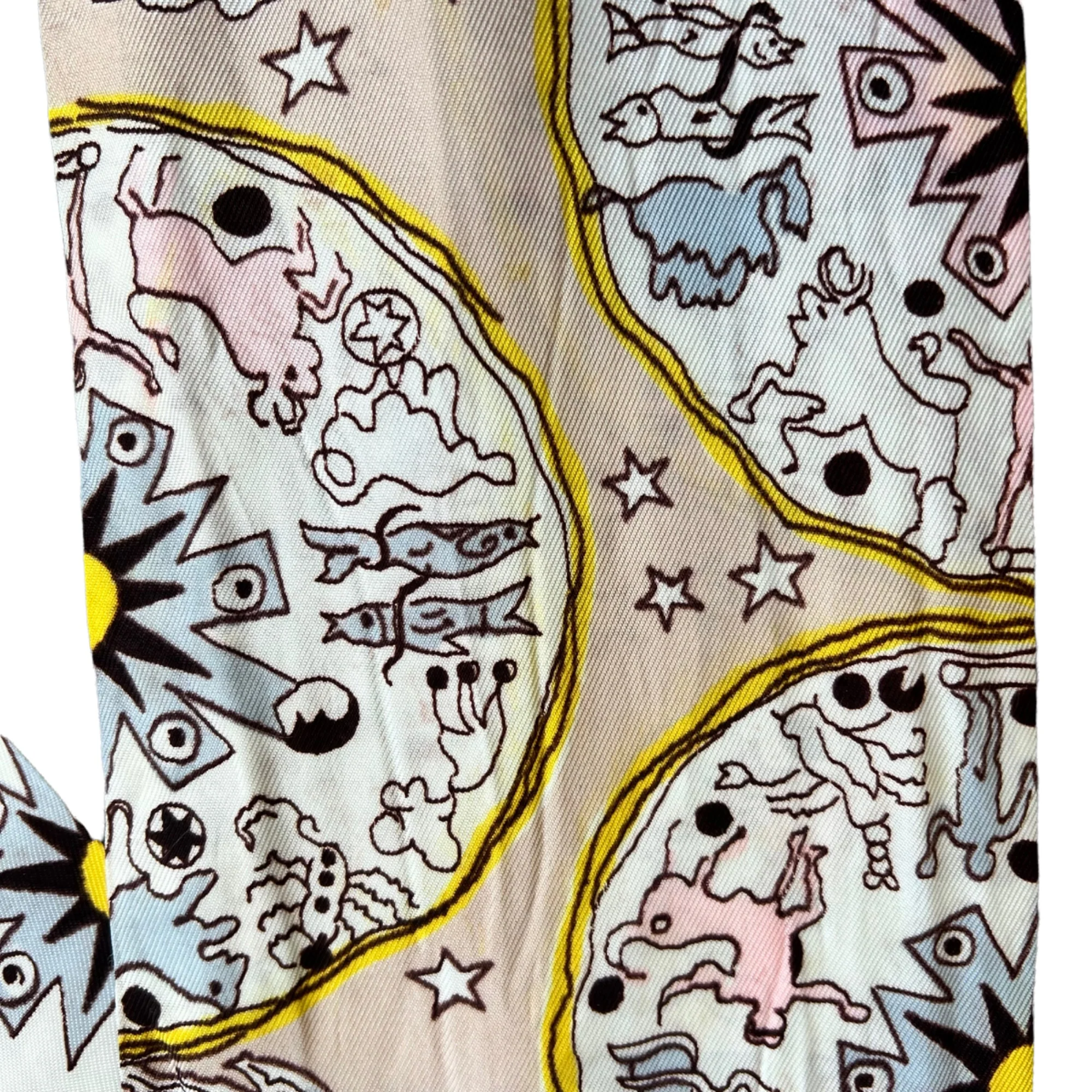 Zodiac Astrology Novelty Print Scarf - Image 5