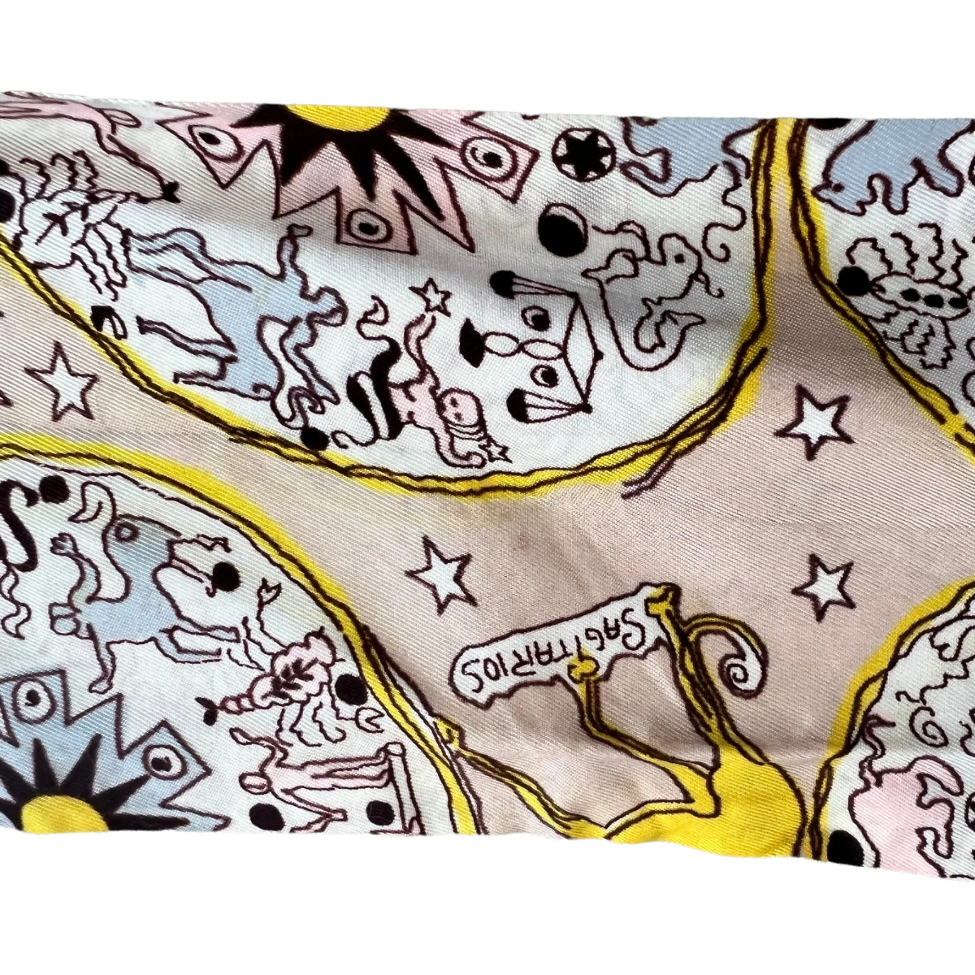 Zodiac Astrology Novelty Print Scarf - Image 7